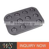 12 Cups Carbon Steel Mini Muffin Mould thumbnail-1