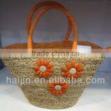 Natural Seagrass Handmade Fashion Female Bag thumbnail-1