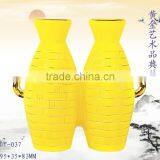 24k Gold Plated Decorative Double Pot thumbnail-1