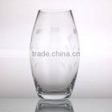 Hand Carved Crystal Glass Vase thumbnail-5