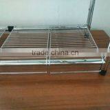 Under Sink 2 Tier Expandable Organizer Shelf Silver thumbnail-3