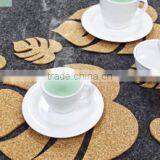 Leaf Shape Personalized Cork Place Mat thumbnail-2