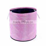 Folding Laundry Hamper With Closing, Bathroom Basket , With Cotton Rope Tote thumbnail-2