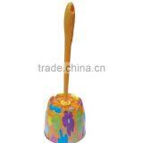 PP Printed Toilet Brush With Base thumbnail-3