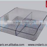 Fridge Plastic Storage Box With 3 Grids thumbnail-1