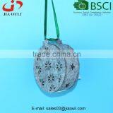 BSCI Audit Factory New Christmas Decorations Non-woven Felt LED Christmas Ball thumbnail-3