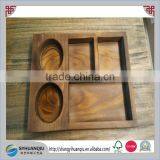 Distressed Wood Material and Handmade Wooden Food Tray With Compartment-cn thumbnail-1