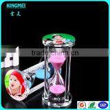 KM-CP02 Hot Sale Pop Acrylic Sand Timer Hourglass thumbnail-4