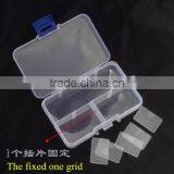 10x6cm 8 Compartments Clear Divider Box Rectangle Electronic Components Adjustable Plastic Storage Box thumbnail-3