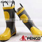 Fire Fighting Boots Shoes With Steel Toe Cap Fireman Protected Wearing Rubber Flame Retardant Safety Products thumbnail-1