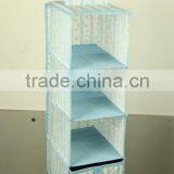 Four-Layer With One Drawer Floral Print Non-Woven Fabric Container thumbnail-3