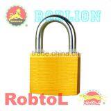 Satin-Brass Iron Padlock thumbnail-1