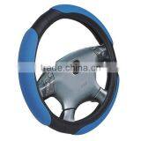 With Blue PVC+PU Car Steering Wheel Cover thumbnail-1