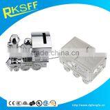 Novelty Train Shape Multi-functional Coin Bank Connected With Tooth and Curl Box thumbnail-1