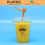 Hot Sale Disposable Plastic Cup,Juice Cup,Drinking Cup With Lid thumbnail-1