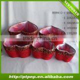 Harvest Festival Heart Design Moss Fiber Flower Basket for Garden Decoration thumbnail-1