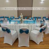 Colorful Pre - Tie Bow Spandex Chair Band Lycra Chair SashFor Wedding Decor thumbnail-2