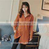 2017 New Tops Ladies Long Sleeve Woman Chiffon Fashion Ladies Blouse thumbnail-2