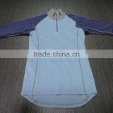 Men's Merino Wool Seamless Sportswear Zip Top for Hiking thumbnail-1