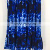 Girl's Stock Fashion Dip Dye Washed Colder Shoulder Summer Dress thumbnail-2
