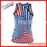 Bodybuilding Vest Flag Gym Womens Sports Cheap Running Singlets Wholesale thumbnail-2