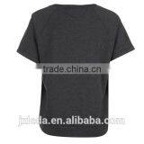 Terry Plain Short Sleeves Sweatshirt T-shirt Ladies Wholesale thumbnail-2