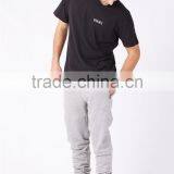 Top Fashion Pants Blank Loose Grey Jogger Cotton Trousers for Men thumbnail-1