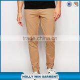 Custom Cotton Skinny Chion Khaki Pants for Men