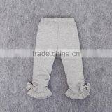 Wholesale Design Baby Girls Pant, Hot Cheap Lastest Girls 3/4 Ruffle Pants thumbnail-3