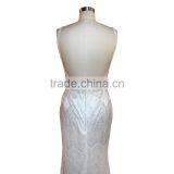Spaghetti Strap Satin Wedding Dress Ivory Sheath/Column Dress thumbnail-4