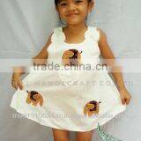 Thai Girls Cotton Children's Clothing Dress Outfit Elephant Design thumbnail-1