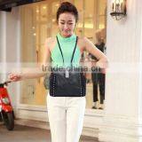 Women PU Leather Vintage Backpacks Fashion Leisure Male School Sport Black Travel Daypack Retro Bagpack thumbnail-6