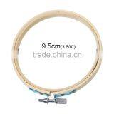 Wholesale Cross Stitch Supplies Sewing Tools Circle Round Natural Bamboo Embroidery Hoops thumbnail-4