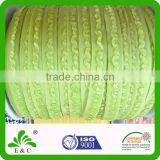 Wholesale Custom Color Folded Elastic Ribbon With Ruffled Lace Center thumbnail-2