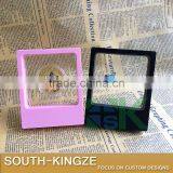 Wholesale 11x9cm Pink/Black Color ABS Color Square Thin Film Jewelry Display Case thumbnail-2
