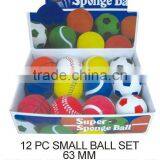 KID OUTDOOR TOYS (S160) 12PC SMALL BALL SET