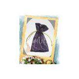 Purple Organza Drawstring Pouch , Gift Organza Packaging With Ribbon thumbnail-1
