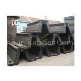 Black Arch Marine Rubber Fender For Steamship , 600H High Strength