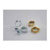 Band Width 7 ~ 10mm Iron Steel Double Ear Hose Clamps For Purify Dust thumbnail-1