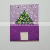 Recyclable Decoration Custom Christmas Shopping Paper Bag With Led Light thumbnail-3