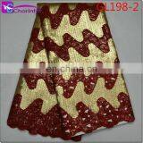 High Quality African Organza Lace Fabrics GL198 thumbnail-3