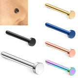 Simple natural anti allergy nose nail nail, stainless steel body piercing ornaments, foreign trade accessories factory direct wholesale