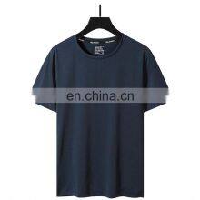 Mens Custom Solid Color Plus Size Casual Quick Dry Dress T Shirt thumbnail-5