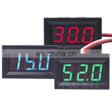 DC 0-40В 0-100В 0,56 дюйма 3-хпроводной LED цифровой вольтметр, измеритель напряжения, вольтметрическое прибор, инструмент для DIY, домашнее использование, трехцифровой DC-метр