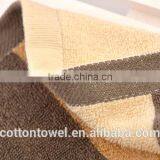 Pure Cotton Yarn Dyed Square and Strip Jacquard Face Towel Wholesale thumbnail-5