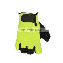 HANDLANDY Terry Cloth Fingerless Cycling Gloves Silicon Coating Racing Cross Training Gloves Outdoor Fitness Glove thumbnail-2