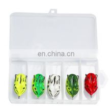 Factory Price Soft Fishing Frog Lure Artificial Bait sets stock