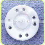 Round Plastic White Snap Button thumbnail-1