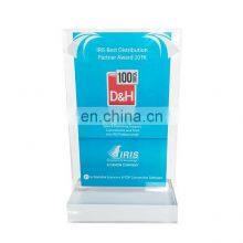 Чистый акриловый рам для наградного трофея