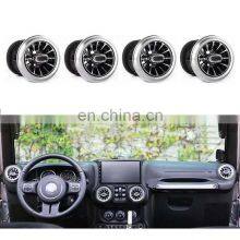 LED Atmosphere Lights Air Vents for JEEP Wrangler JK 11-17 Air Conditioning Outlet Atmosphere Light